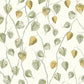 Lanternes Ginkgo Wallpaper - Vert Kaki - Casadeco - 86217107 - Premier Wallcovering