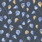 Lanternes Ginkgo Wallpaper - Bleu Indigo - Casadeco - 86216532 - Premier Wallcovering