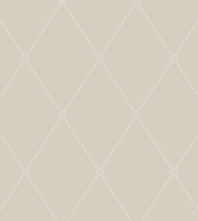 Large Georgian Rope Trellis Wallpaper - Linen - 100/13061 - Cole & Son - Premier Wallcovering
