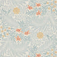 Larkspur Wallpaper - Slate/Russet - 212556 - Morris & Co - Premier Wallcovering