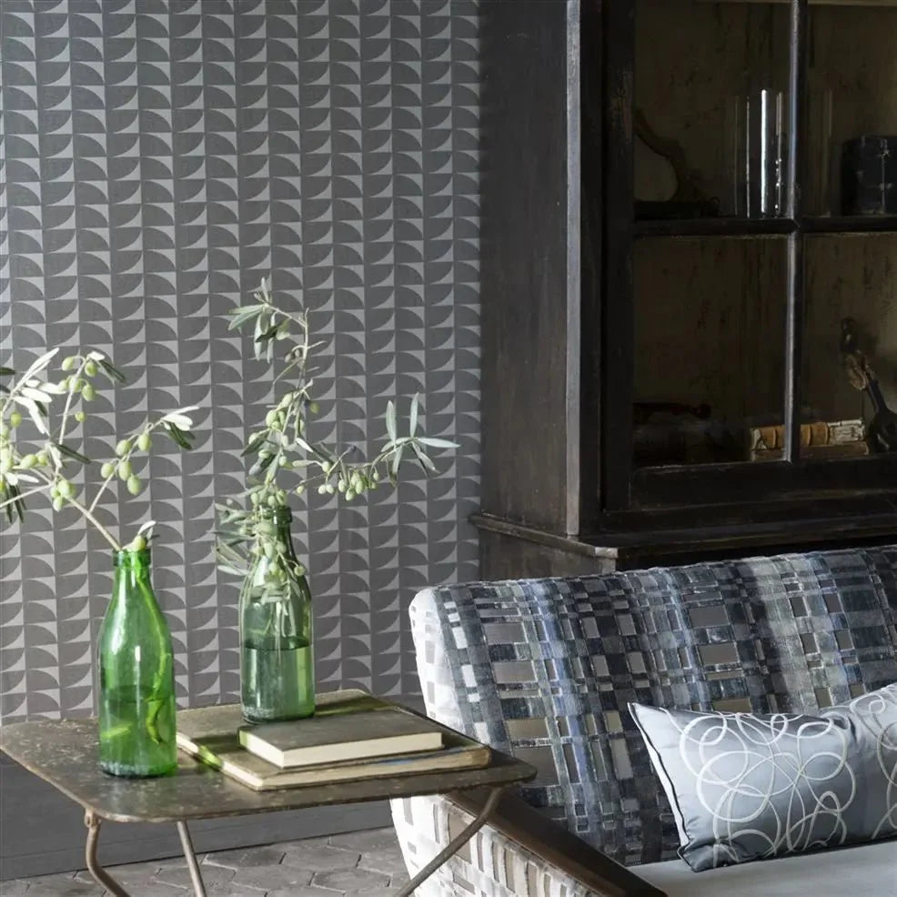 Laroche Wallpaper - Graphite - PDG691/05 - Designers Guild