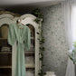Laura´s Cottage Wallpaper - Faded Green - Boråstapeter - 3574 - Premier Wallcovering