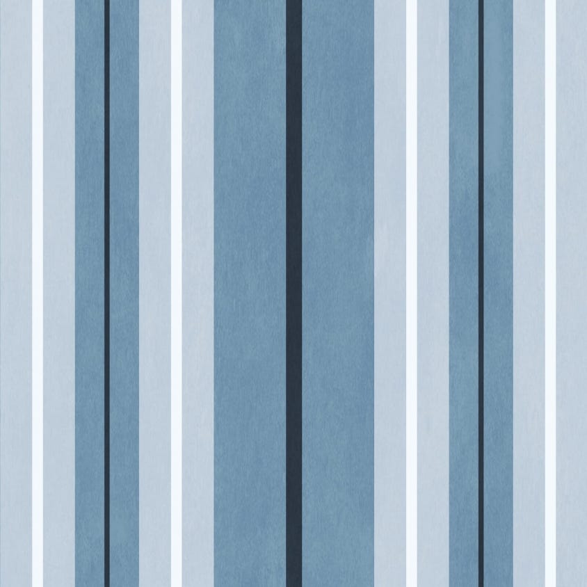Lauriston Stripe Wallpaper - Sky - House of Hackney - 1-WA-LAS-DI-SKY-XXX