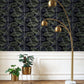 Le Tout Paris Annees Folles Wallpaper - Bleu Outremer / Vert - Casadeco - 201036755 - Premier Wallcovering
