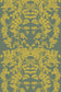 Leaf Superwide Wallpaper - Gold on Dark Sage - Timorous Beasties - SWP/LEF/08 - Premier Wallcovering