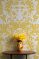 Leaf Superwide Wallpaper - Yellow on Carrara White - Timorous Beasties - SWP/LEF/06 - Premier Wallcovering