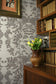Leaf Superwide Wallpaper - Grey on Ivory - Timorous Beasties - SWP/LEF/IVY/03 - Premier Wallcovering