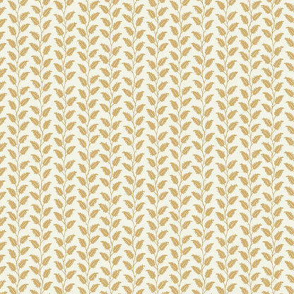 Leaf Wiggle Wallpaper - Smith Yellow - Skirting White - Josephine Munsey - LEA-019-043 - Premier Wallcovering