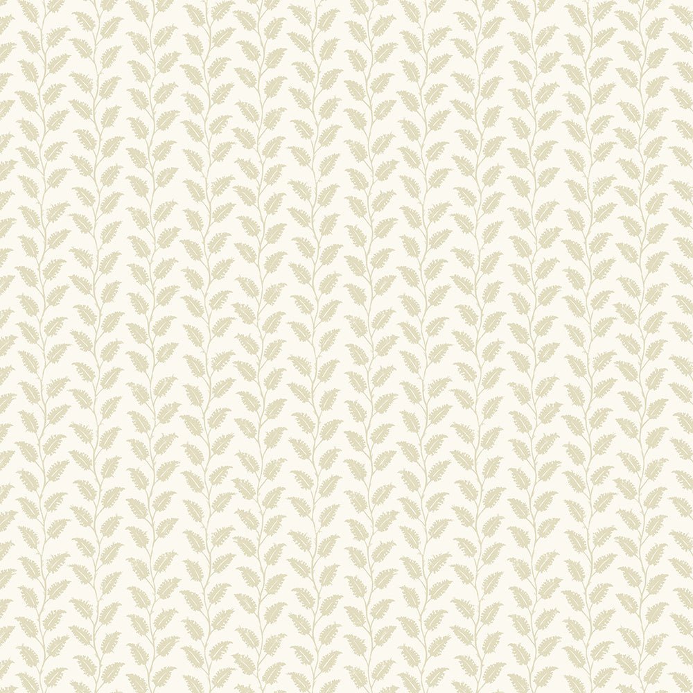 Leaf Wiggle Wallpaper - Maitland Green - Ceiling White - Josephine Munsey - LEA-021-042 - Premier Wallcovering