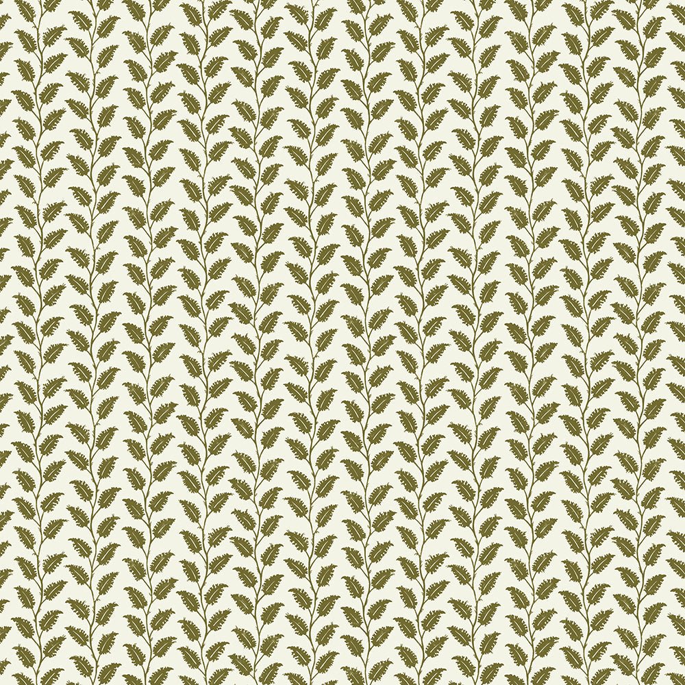 Leaf Wiggle Wallpaper - Trixie - Ringhill White - Josephine Munsey - LEA-032-044 - Premier Wallcovering