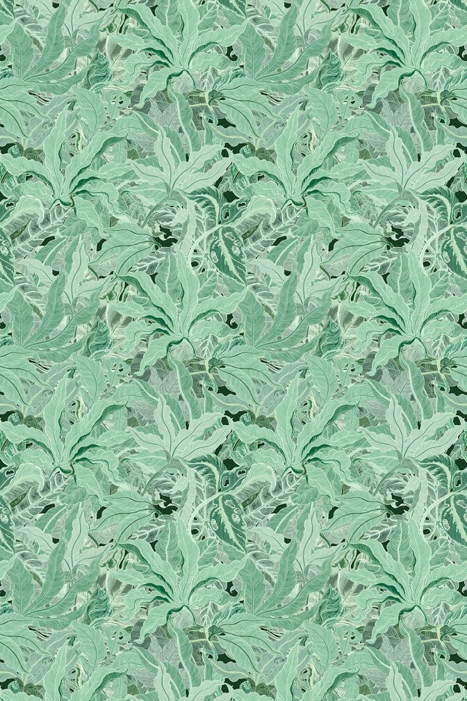 Leaforia Fabric - Serpentine - Timorous Beasties - JNGL/DIGIP/LFRA/1295/02 - Premier Wallcovering