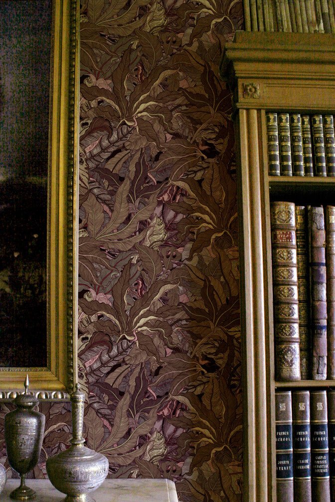 Leaforia Wallpaper - Armagnac - Timorous Beasties - JNGL/LFRA/SMM/03 - Premier Wallcovering