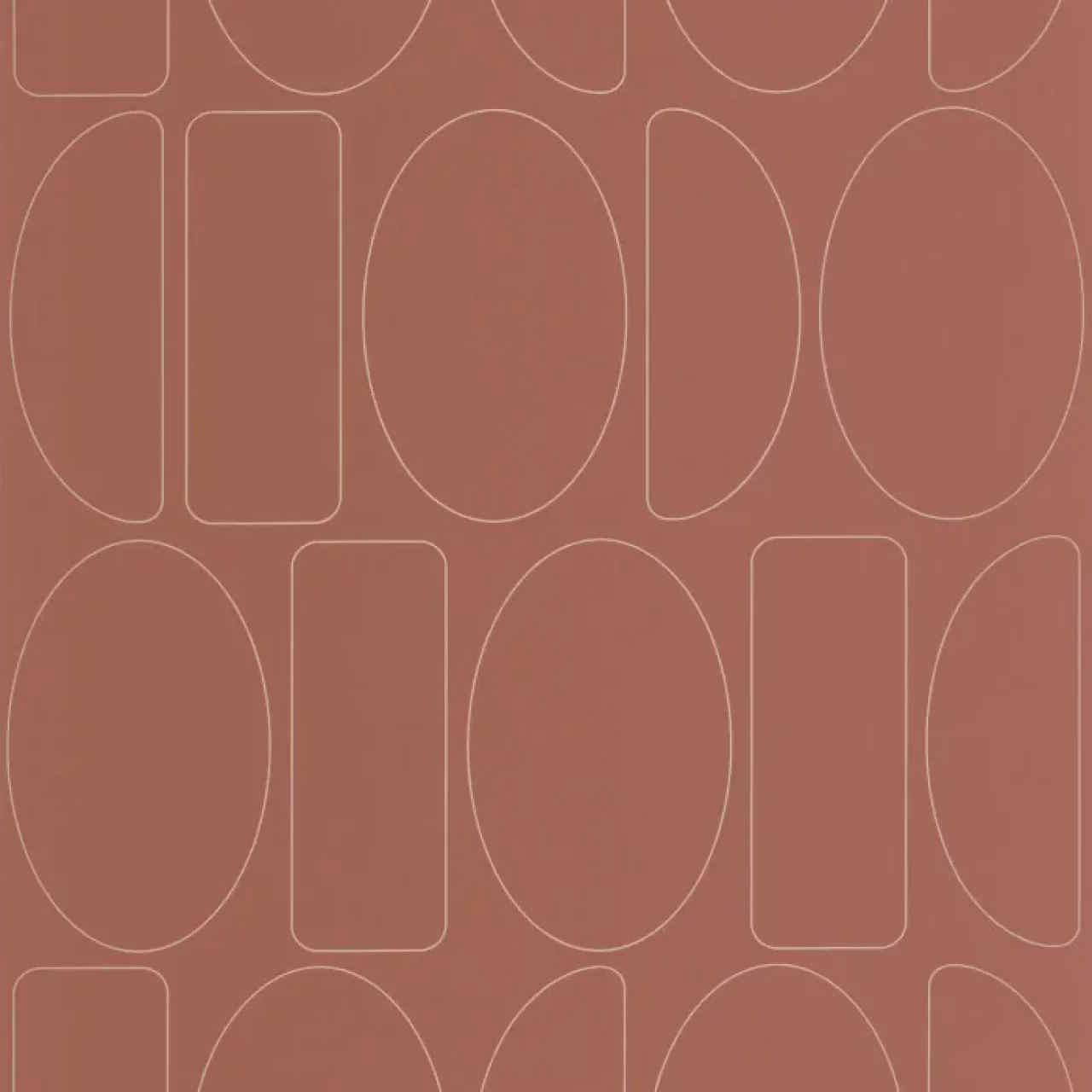 Legerete Alchimie Wallpaper - Terracotta - Casadeco - 89923596 - Premier Wallcovering