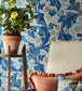 Leicester Wallpaper - Green/Coral - 212543 - Morris & Co - Premier Wallcovering