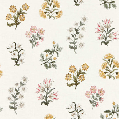 Leiden Wallpaper - Blush/Ochre - Clarke & Clarke - W0194/01 - Premier Wallcovering