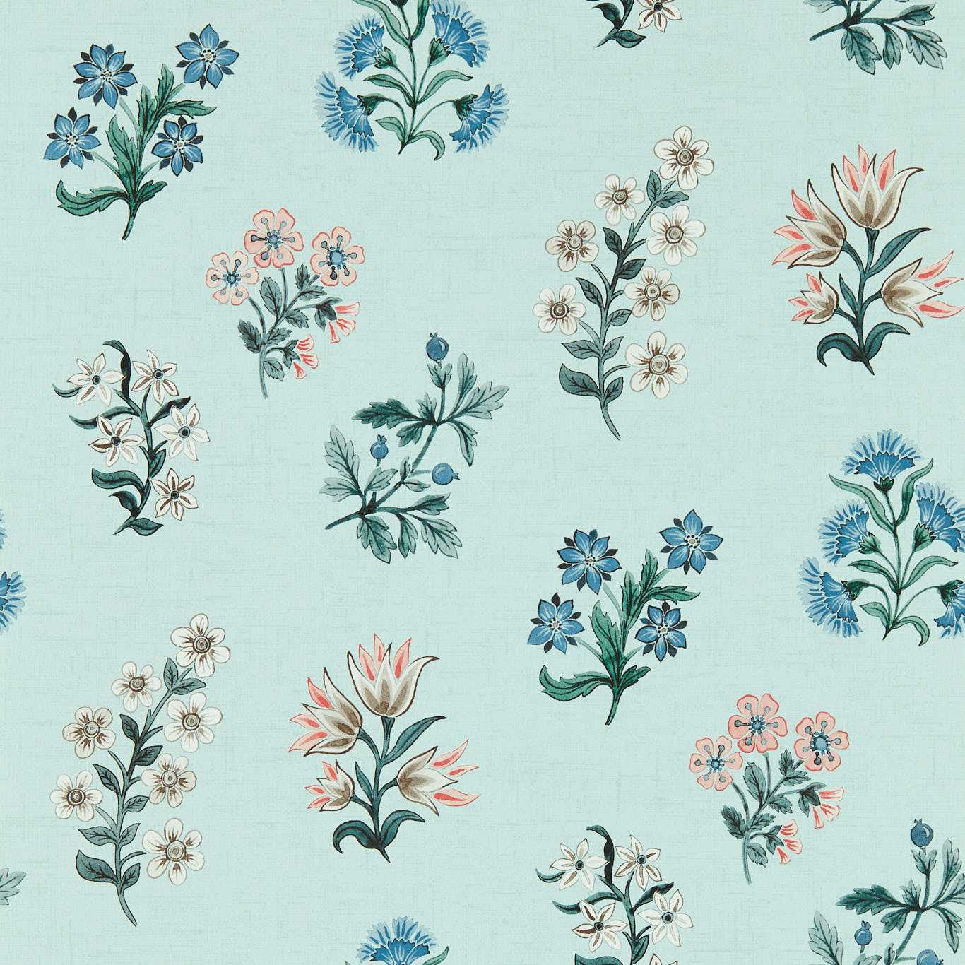 Leiden Wallpaper - Seaglass - Clarke & Clarke - W0194/04 - Premier Wallcovering