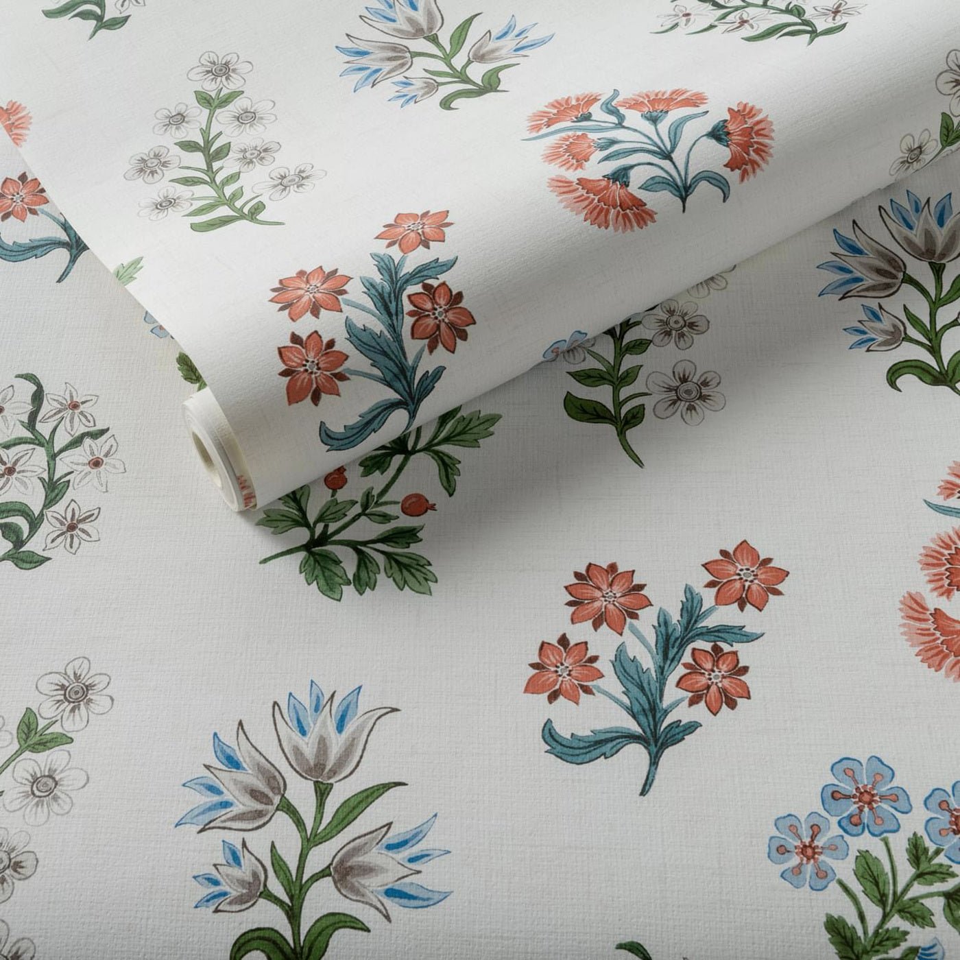 Leiden Wallpaper - Coral - Clarke & Clarke - W0194/02 - Premier Wallcovering