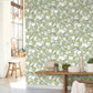 Lemon Tree Soliflore Wallpaper - Argile Verte - Casadeco - 200277313 - Premier Wallcovering