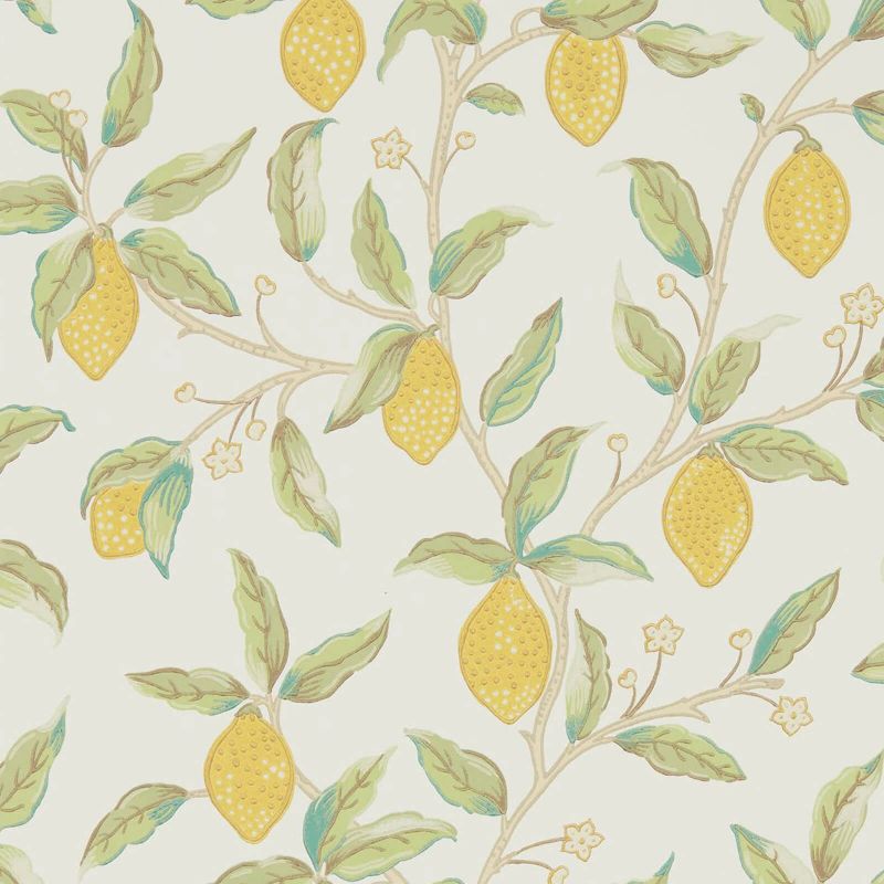 Lemon Tree Wallpaper - Bay Leaf - Morris & Co - 216672 - Morris Wallpaper