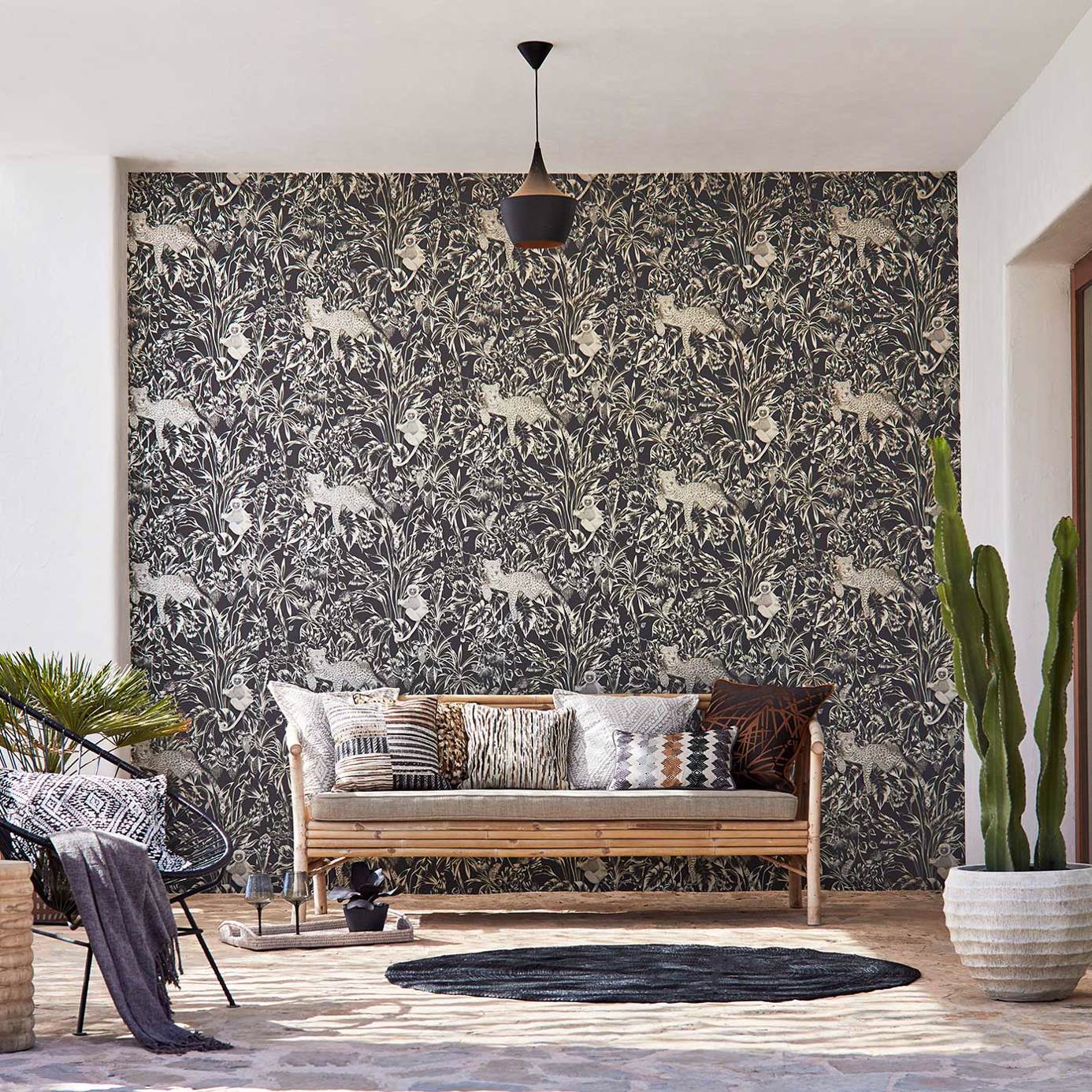 Lengau Wallpaper - Slate - Harlequin - HMIW112251