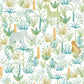 Leon Rose & Nino Wallpaper - Vert - Casadeco - 85647576 - Premier Wallcovering