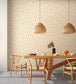 Leopard Dots Wallpaper - Pebble / Milkshake - NART112812 - Scion