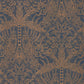 Leopardo Wallpaper - Copper/Midnight - Clarke & Clarke - W0141/02 - Premier Wallcovering