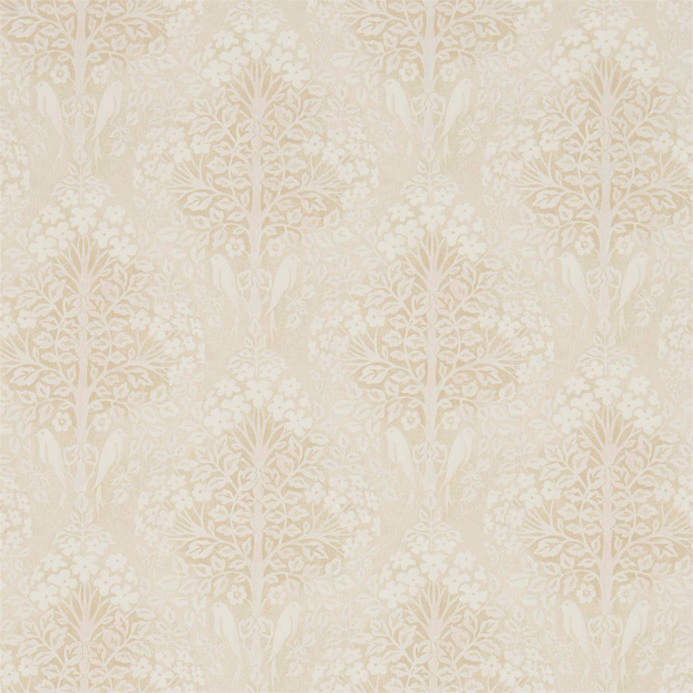 Lerena Wallpaper - Cream - Sanderson - DDAM216398