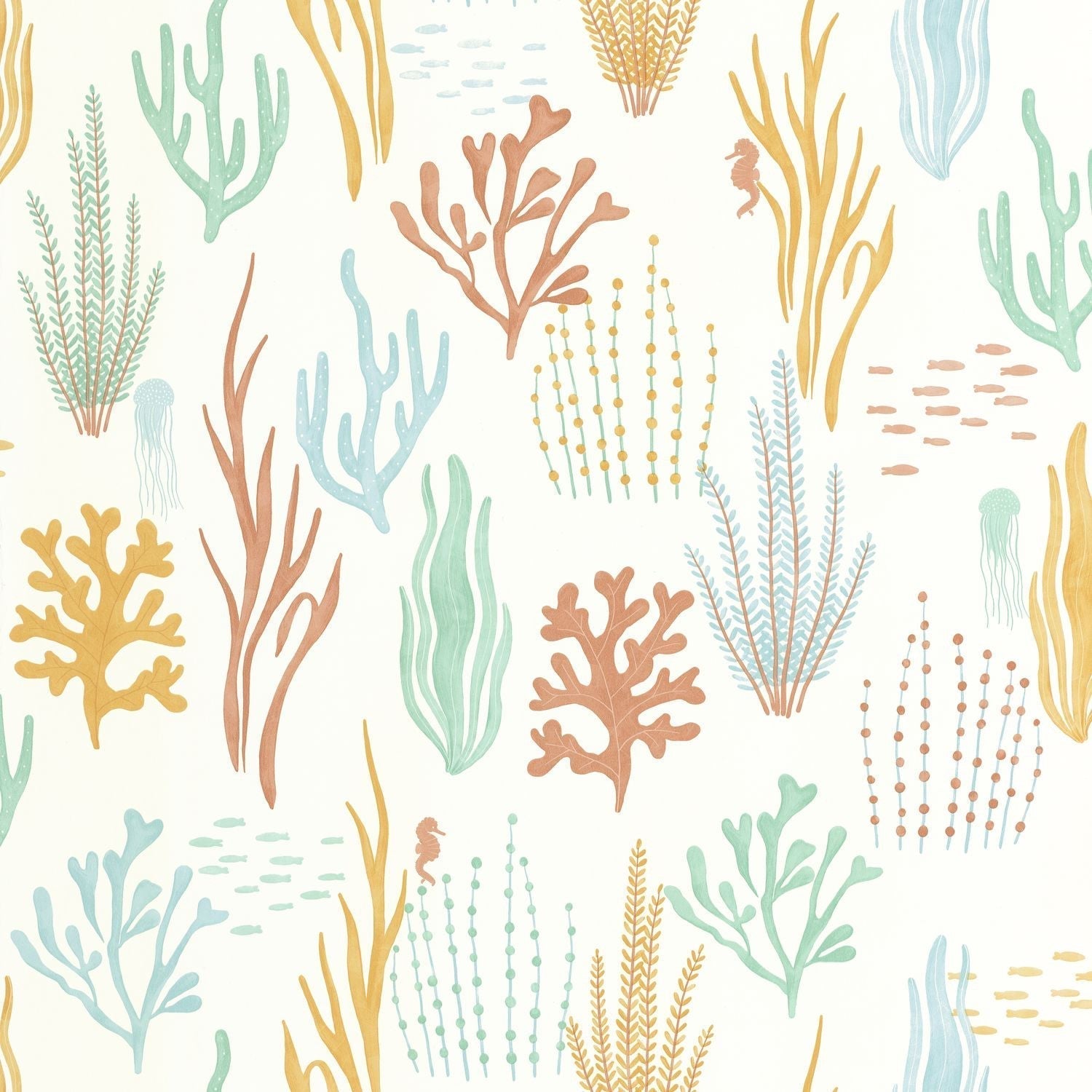 Les Fonds Marins Wallpaper - Multicouleurs - Caselio - 105814325