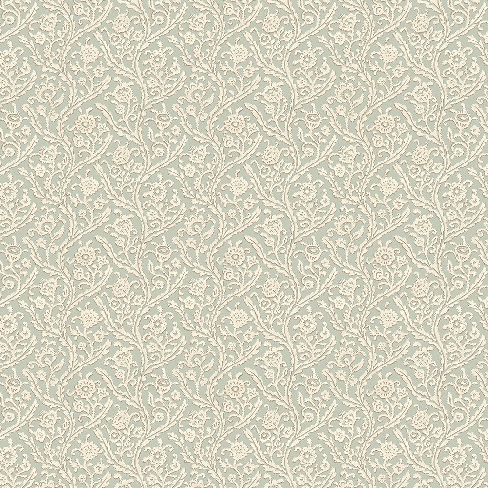 Letti Wallpaper - Soft Blue - Josephine Munsey - JMW-104481 - Premier Wallcovering