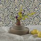 Letti Wallpaper - Navy and Mustard - Josephine Munsey - JMW-104491 - Premier Wallcovering