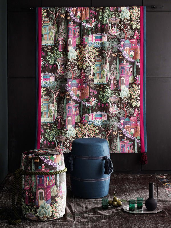 Leyla Fabric - Rose Indien - Manuel Canovas - M4075-01 - Premier Wallcovering