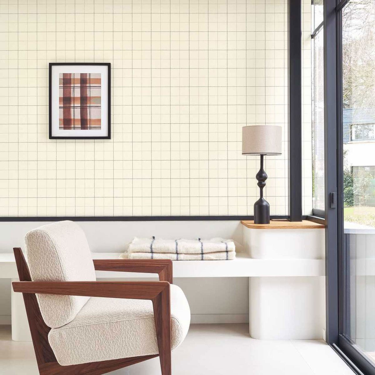 Liam Carnaby Street Wallpaper - Naturel - Casadeco - 200510142 - Premier Wallcovering