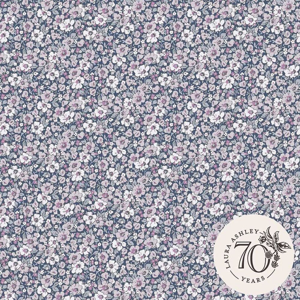 Libby Wallpaper - Purple - Laura Ashley - 119867 - Premier Wallcovering