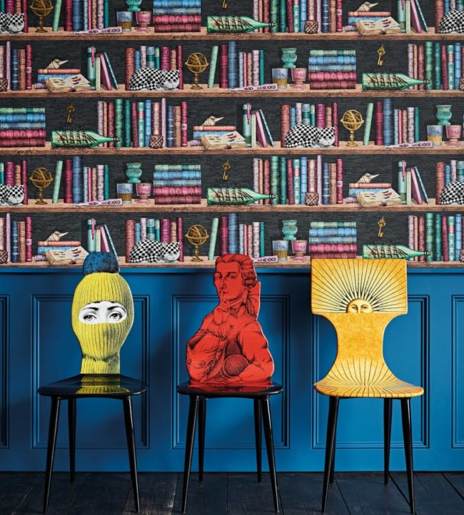 Libreria Wallpaper - Rich Multi - 114/13025 - Cole & Son - Premier Wallcovering