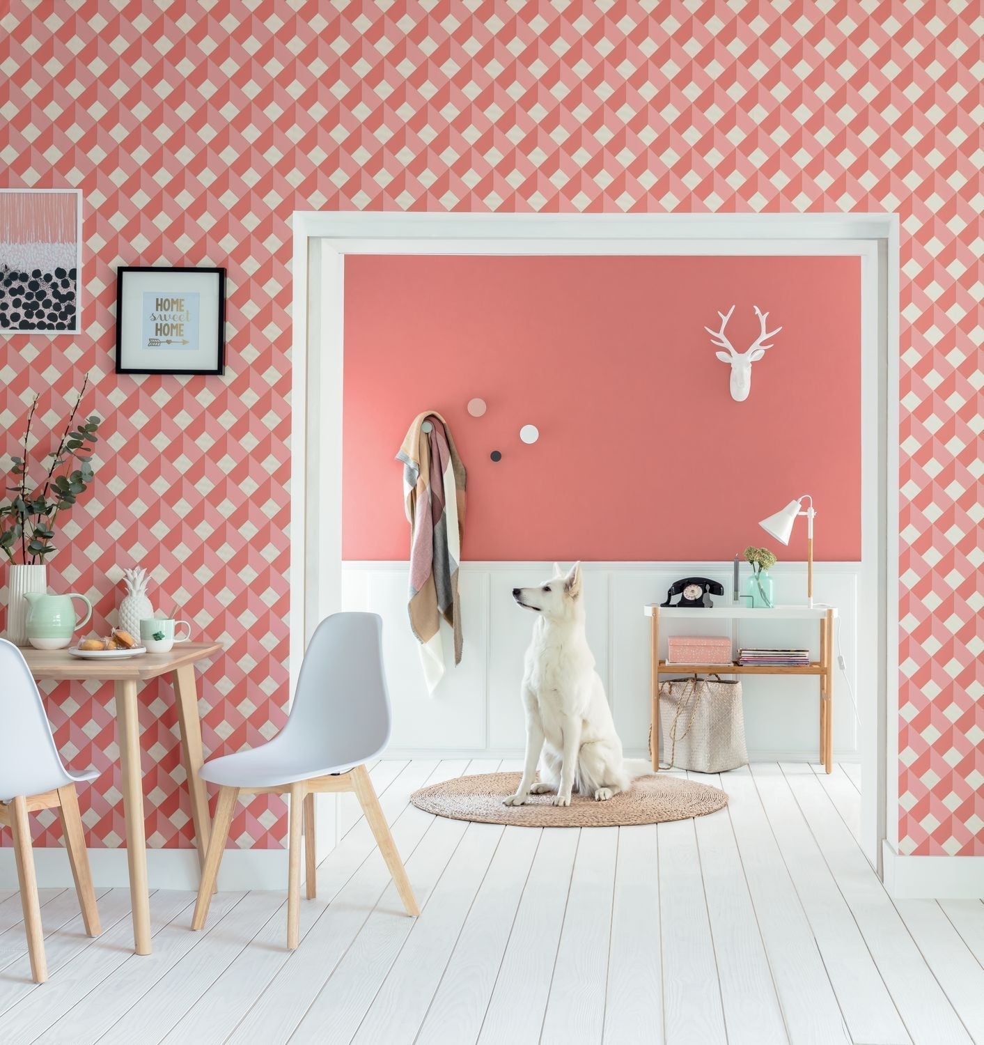 Life Wallpaper - Rose Marsala - Caselio - 64524250