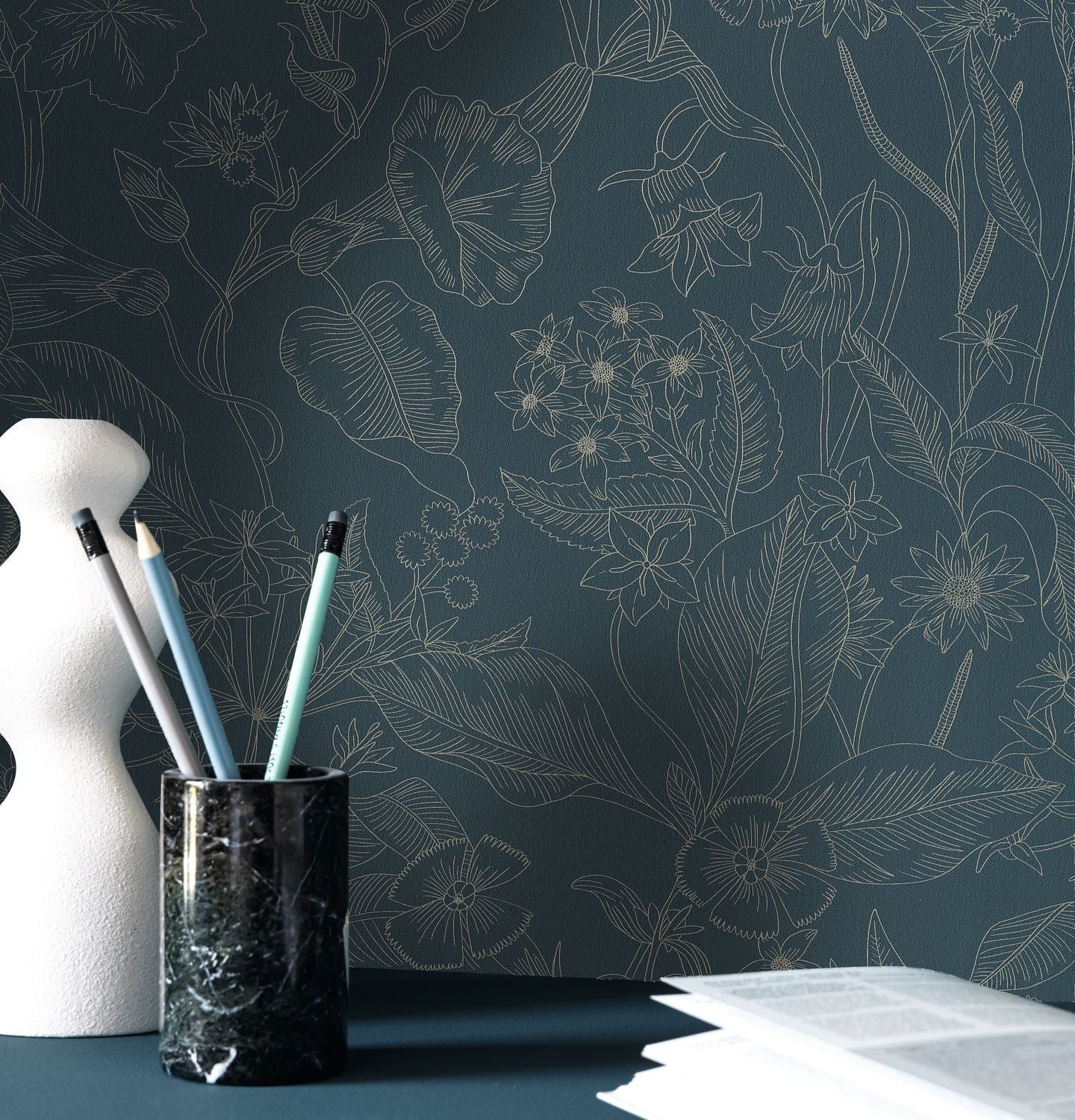 Lightness Wallpaper - Bleu - Caselio - 106606025