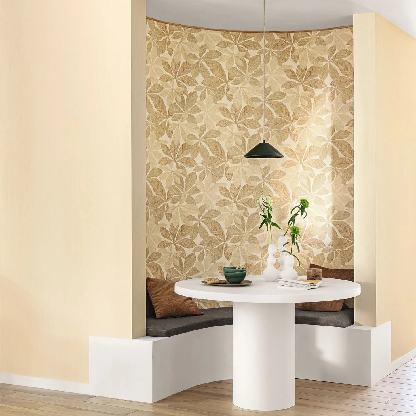 Lignaria Wallpaper - Blanc beige - Caselio - 106830010