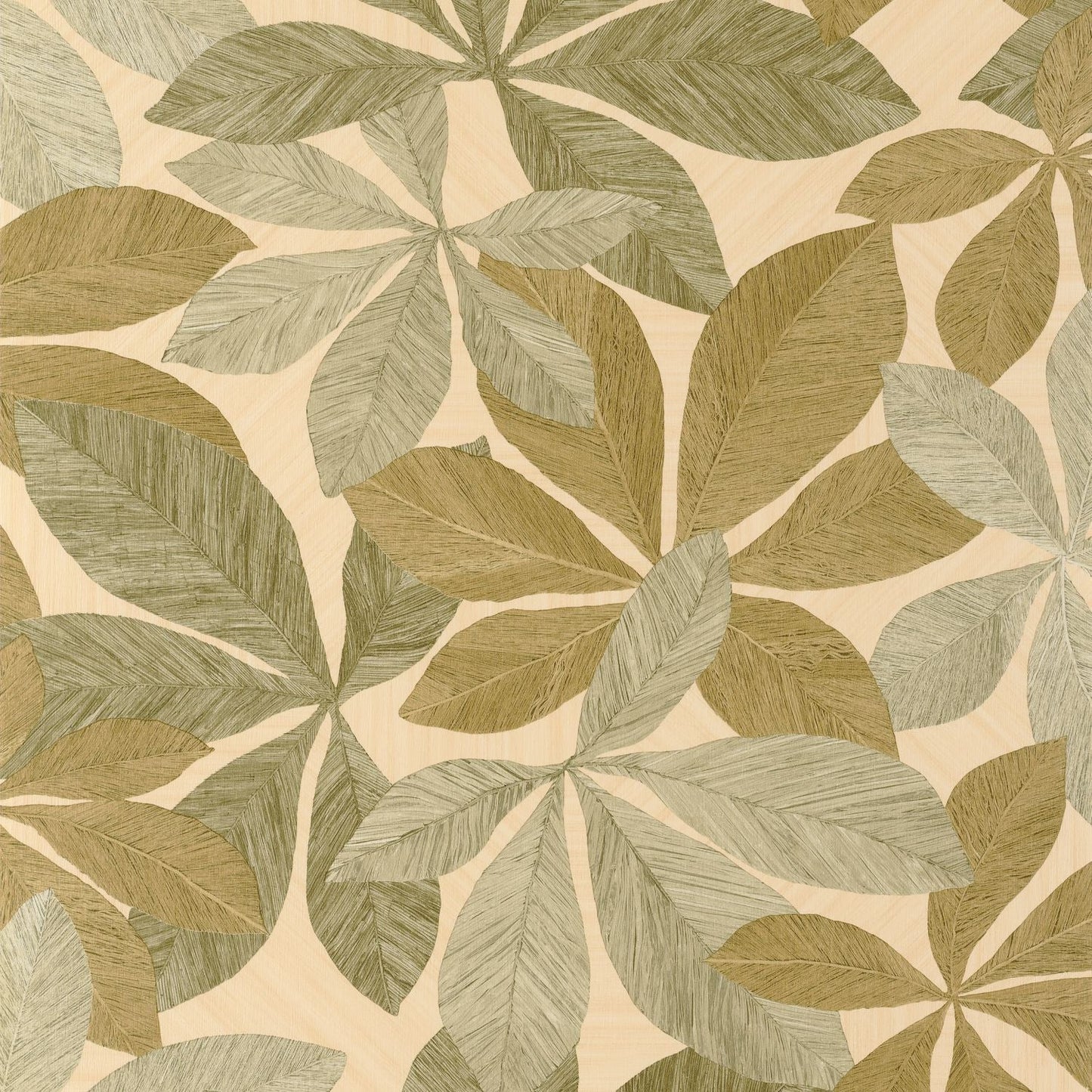Lignaria Wallpaper - Vert - Caselio - 106837070