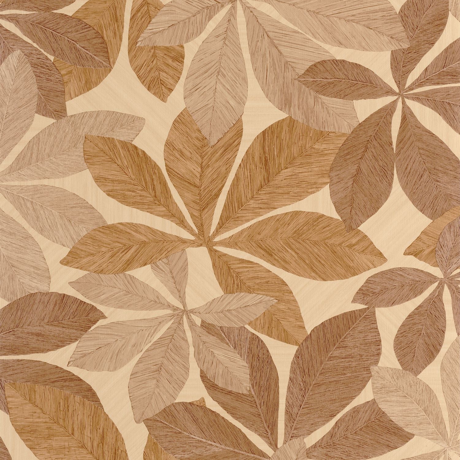 Lignaria Wallpaper - Beige marron - Caselio - 106831026