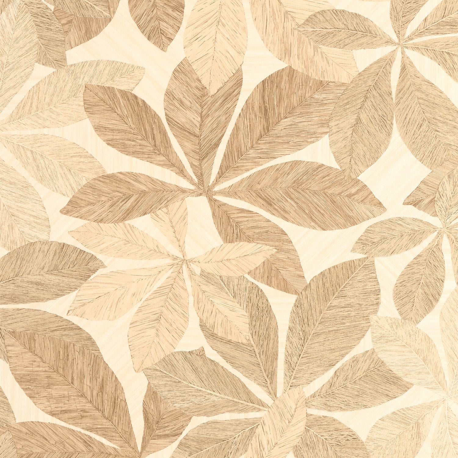 Lignaria Wallpaper - Blanc beige - Caselio - 106830010