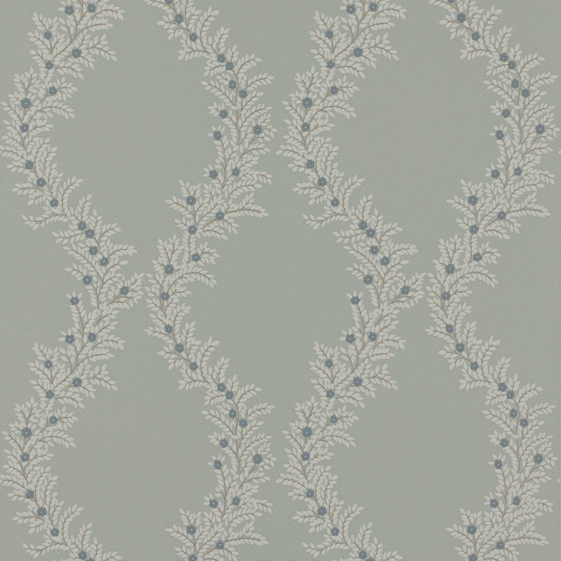 Liliana Wallpaper - Old Blue - Colefax & Fowler - W7019 - 04 - Premier Wallcovering