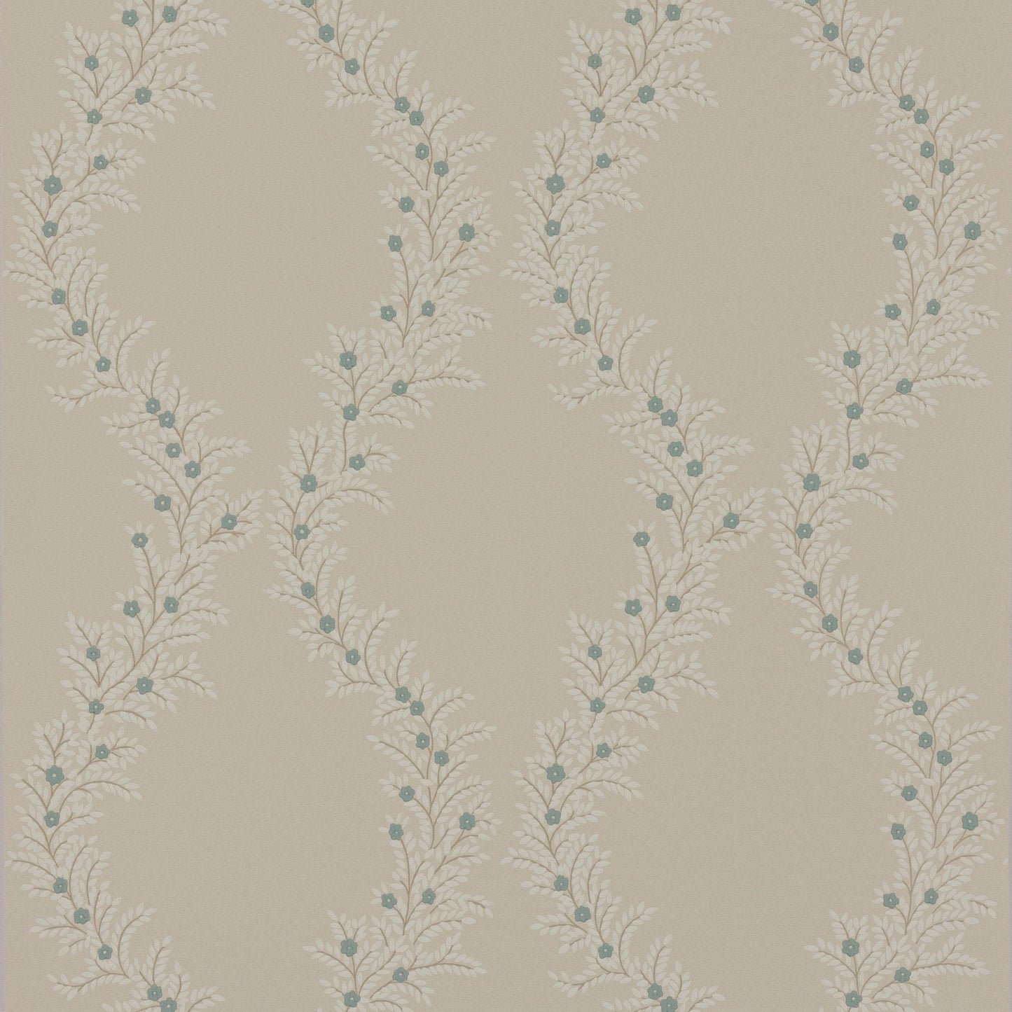 Liliana Wallpaper - Cream - Colefax & Fowler - W7019 - 02 - Premier Wallcovering