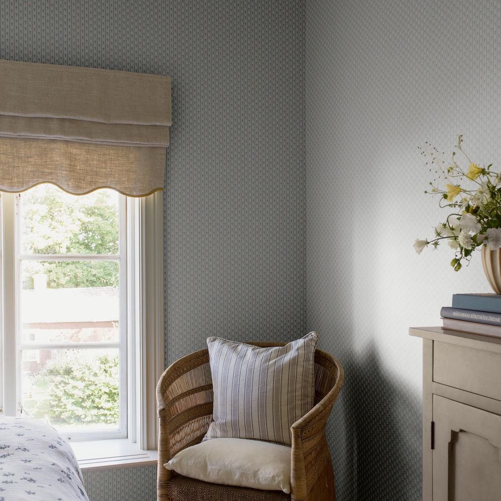 Lilla Lyckan Wallpaper - Blue - Boråstapeter - 6956 - Premier Wallcovering