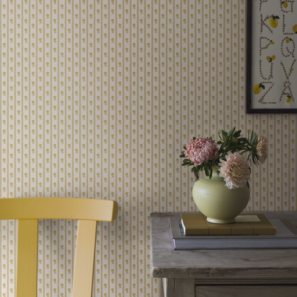 Lilla Lyckan Wallpaper - Yellow - Boråstapeter - 6953 - Premier Wallcovering