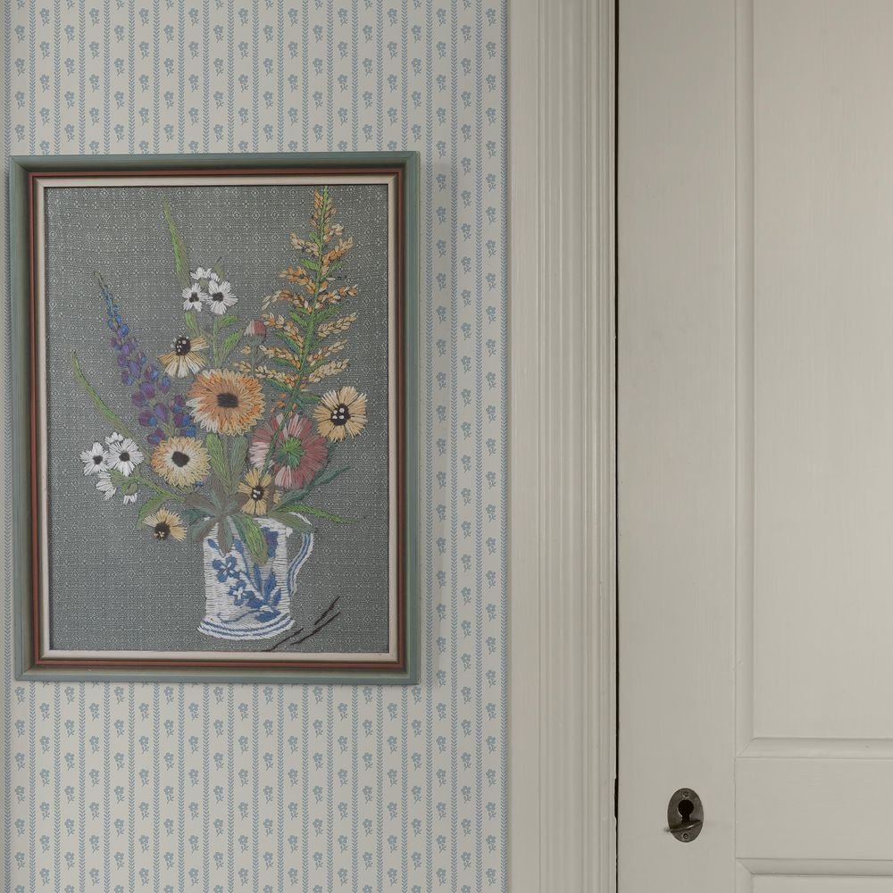 Lilla Lyckan Wallpaper - Blue - Boråstapeter - 6956 - Premier Wallcovering