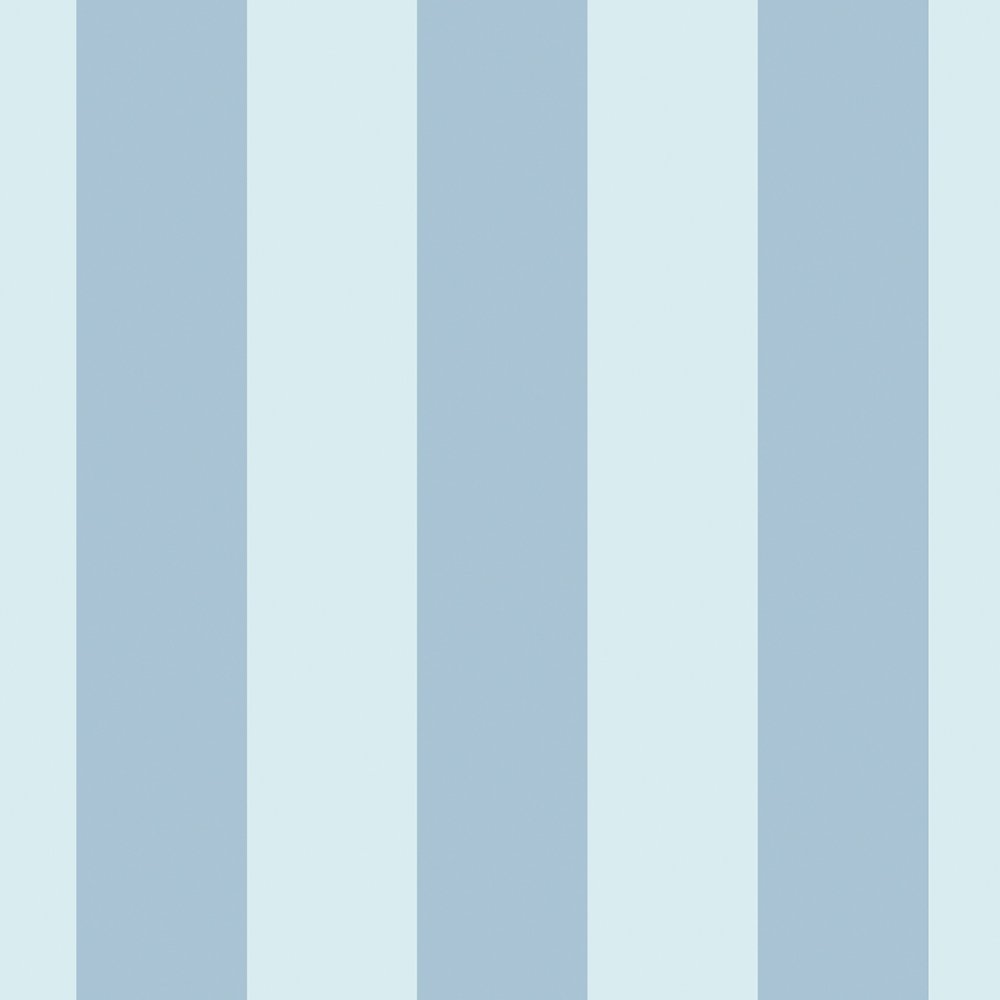 Lille Matt Stripe Wallpaper - Blue Sky - Laura Ashley - 115252 - Premier Wallcovering