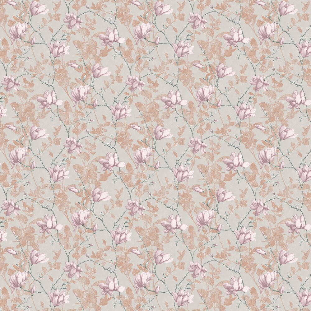 Lilly Tree Wallpaper - Brown - Boråstapeter - 7230 - Premier Wallcovering