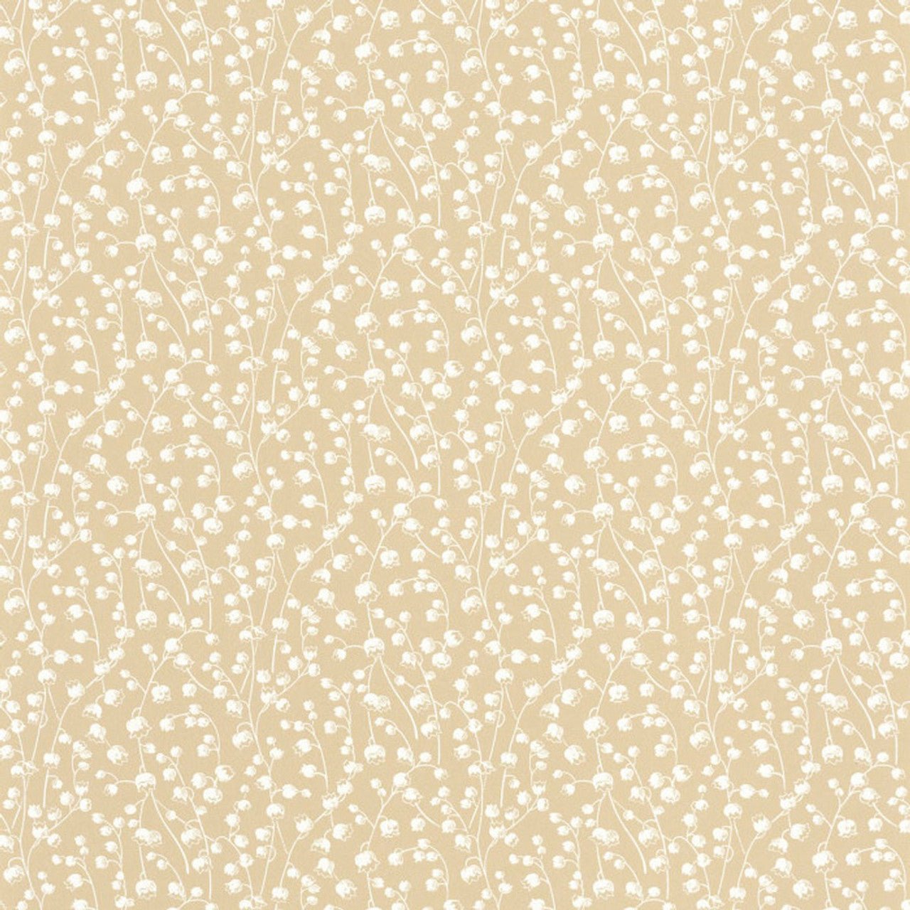 Lily of the Valley Flower Market Wallpaper - Ficelle - Casadeco - 89241331 - Premier Wallcovering