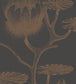 Lily Wallpaper - Metallic Bronze on Soot - 95/4021 - Cole & Son - Premier Wallcovering